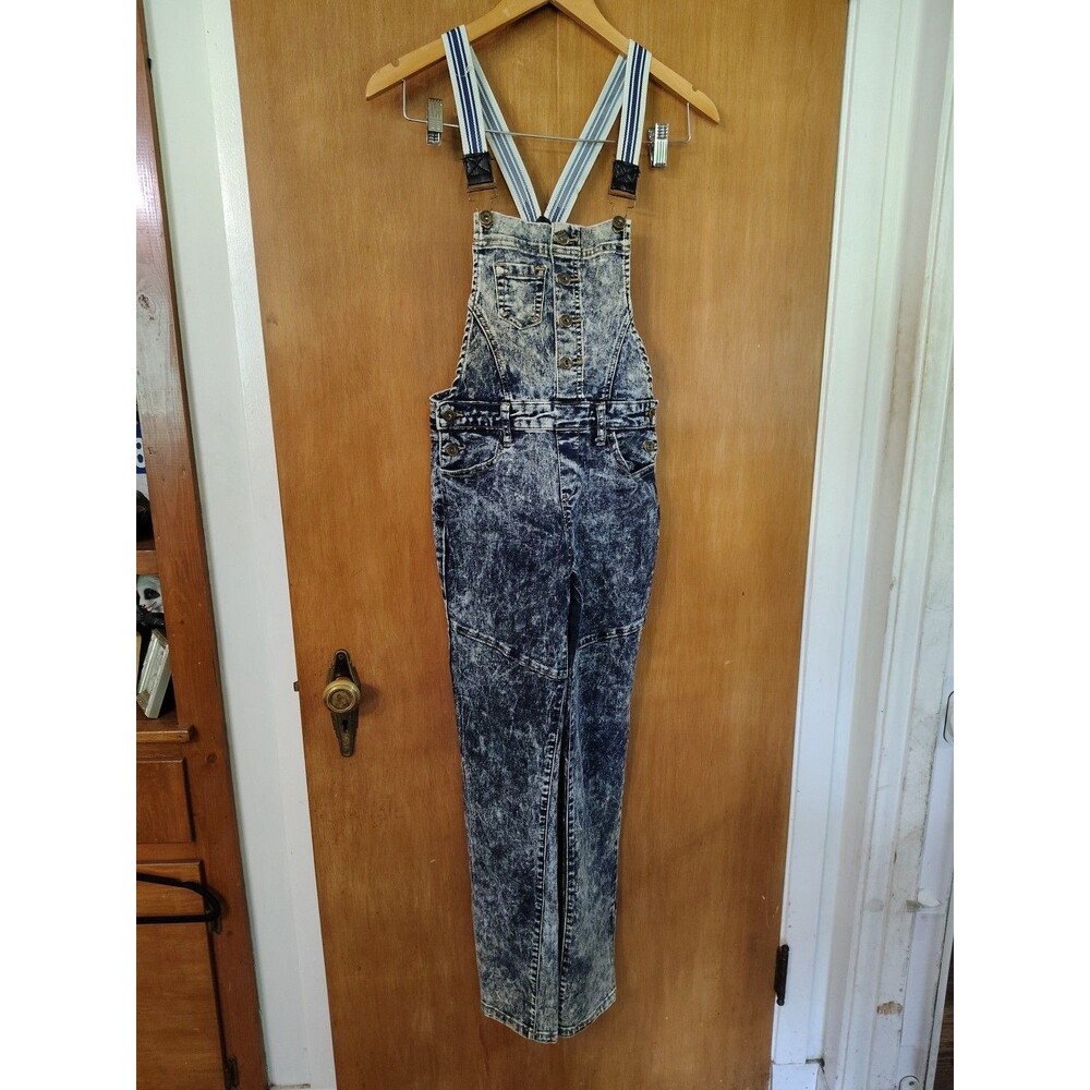 Girls Jean Overalls Size 16 Stone Wash 12k Vintage overalls